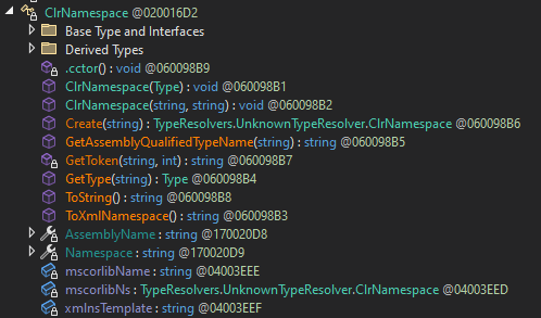 clrnamespace